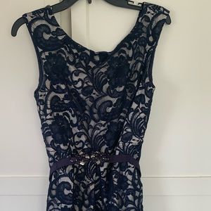 Navy lace Eliza J dress